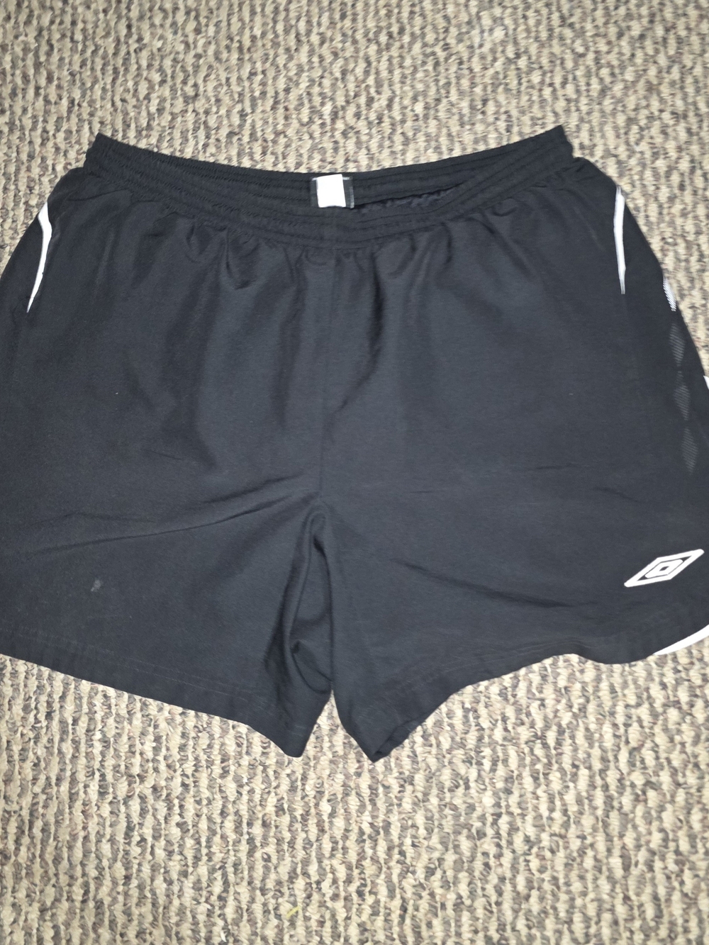 Umbro Men’s Black Athletic Shorts